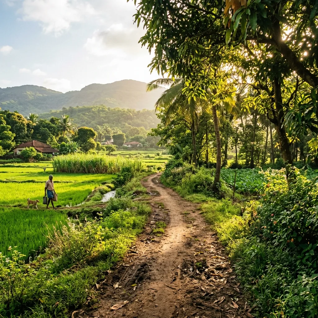 Daytime nature walking path at Anandwadi Trails Neral
