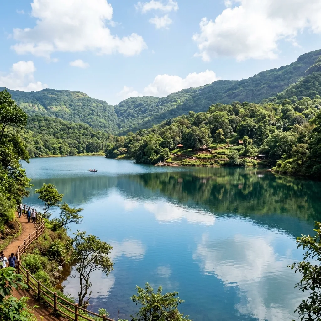 Serene view of Charlotte Lake Matheran