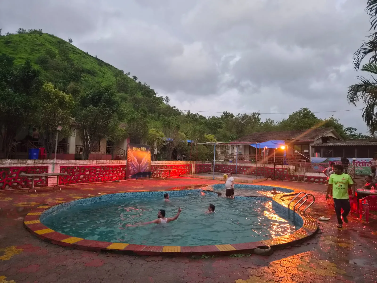 New swimming pool area view 3 at Kunal Resort